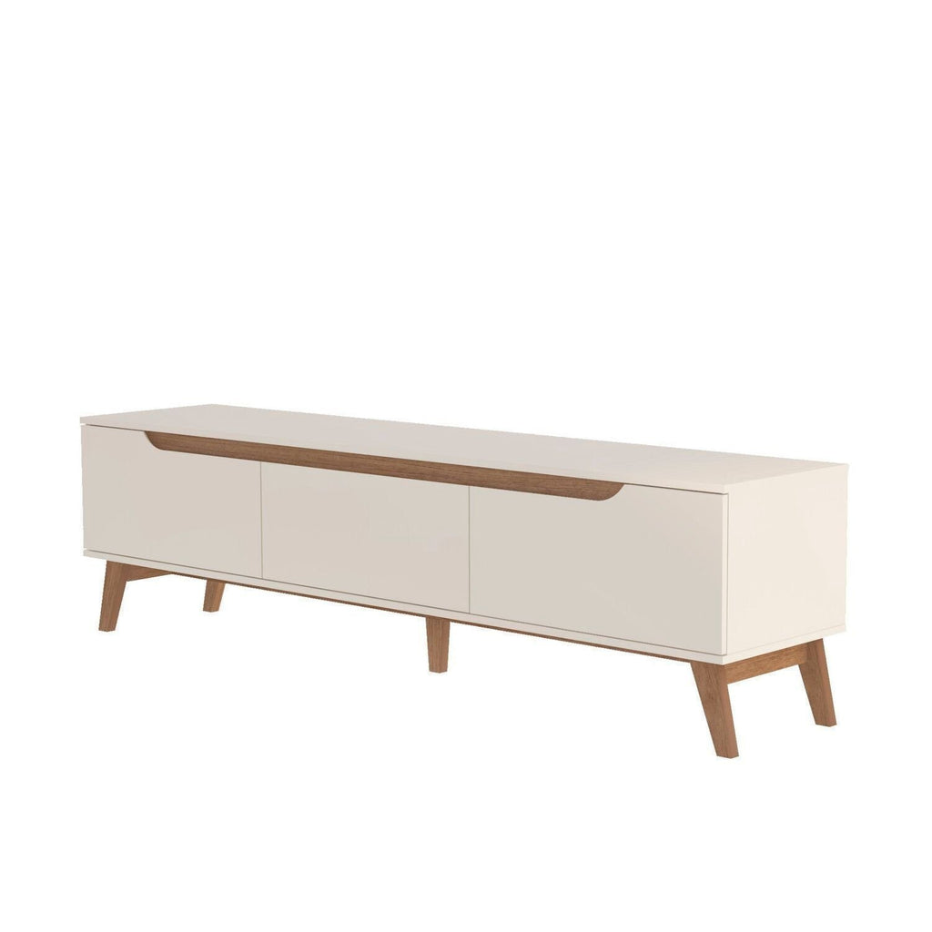 Rack para TV até 75 Polegadas MDF 180cm 2 Portas 1 Gaveta Liverpool Yescasa