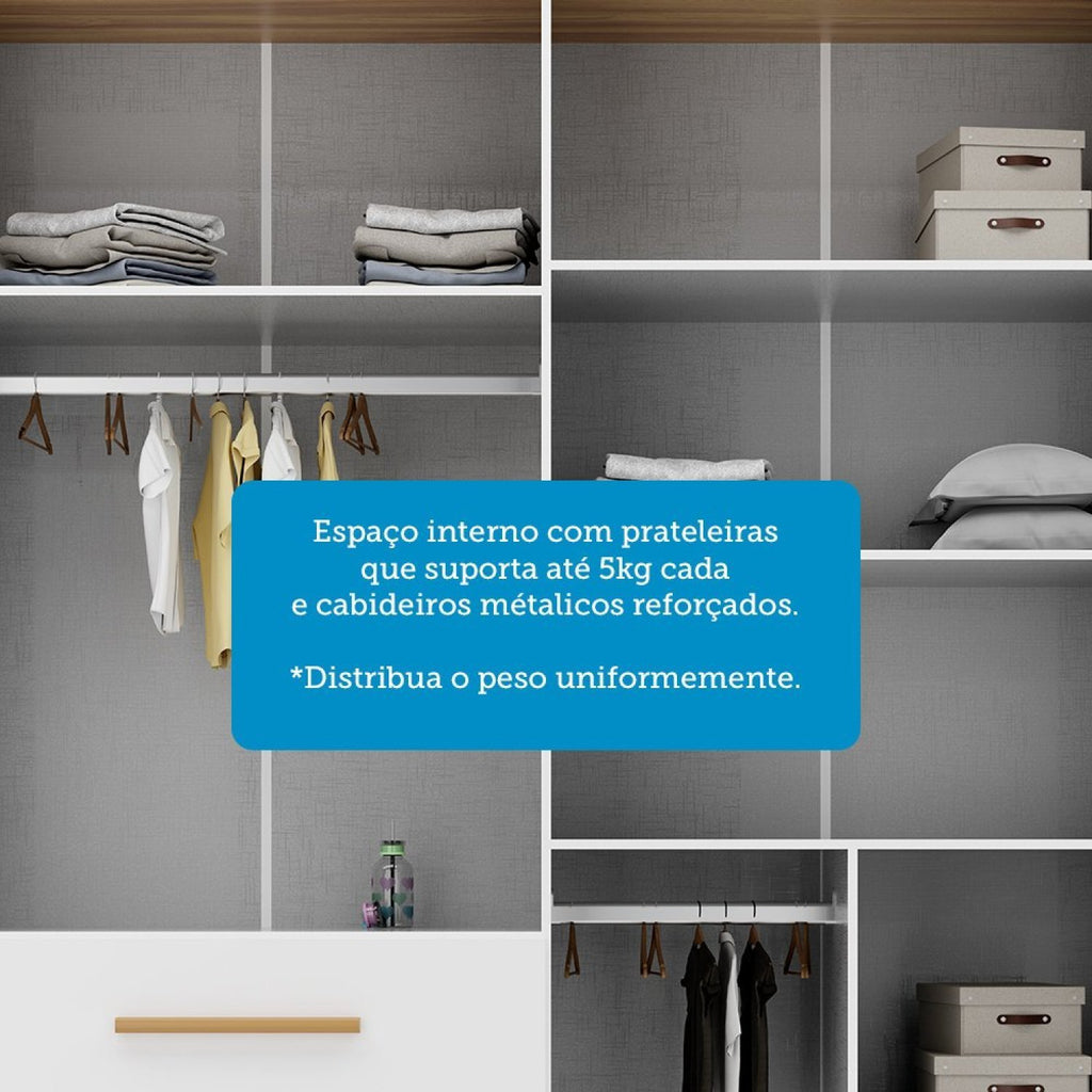 Quarto de Bebê Completo Jolie Retrô 100% MDF Yescasa