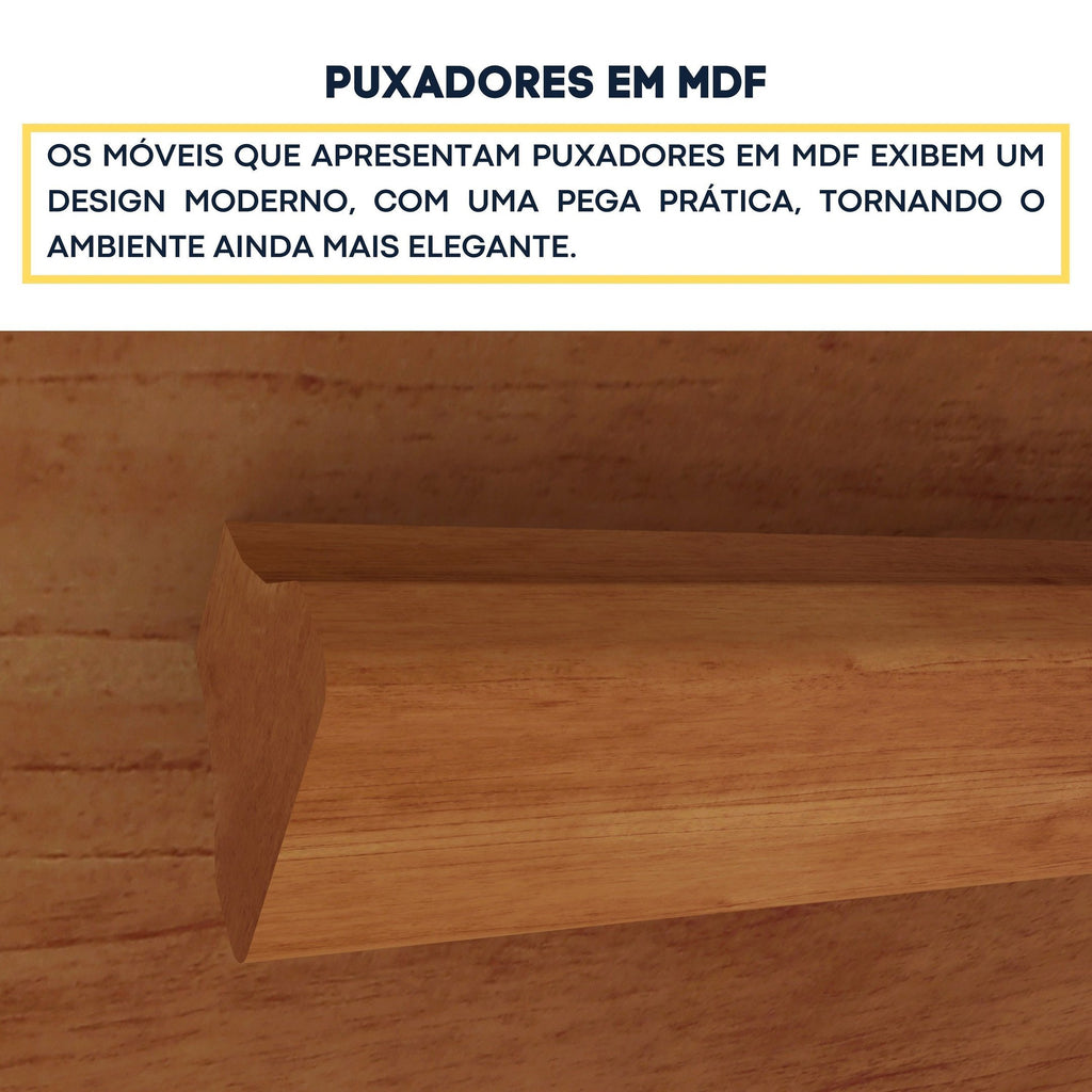 Mesa de Cabeceira 2 Gavetas Ripado Yescasa