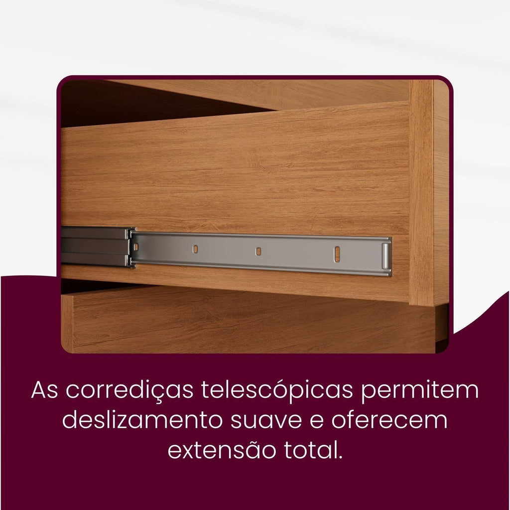 Guarda-Roupa Casal Coliseu 100% MDF 6 Portas e 6 Gavetas Moderna Mobília