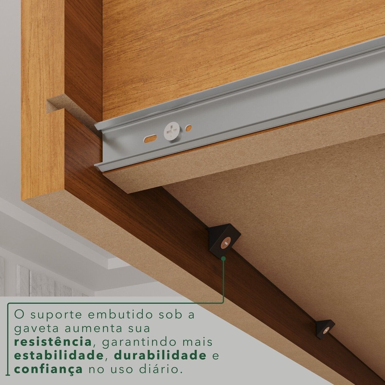 Guarda-Roupa Casal Reflecta com LED 6 Portas 2 Gavetas França Sallêto Móveis Off White/Cinamomo