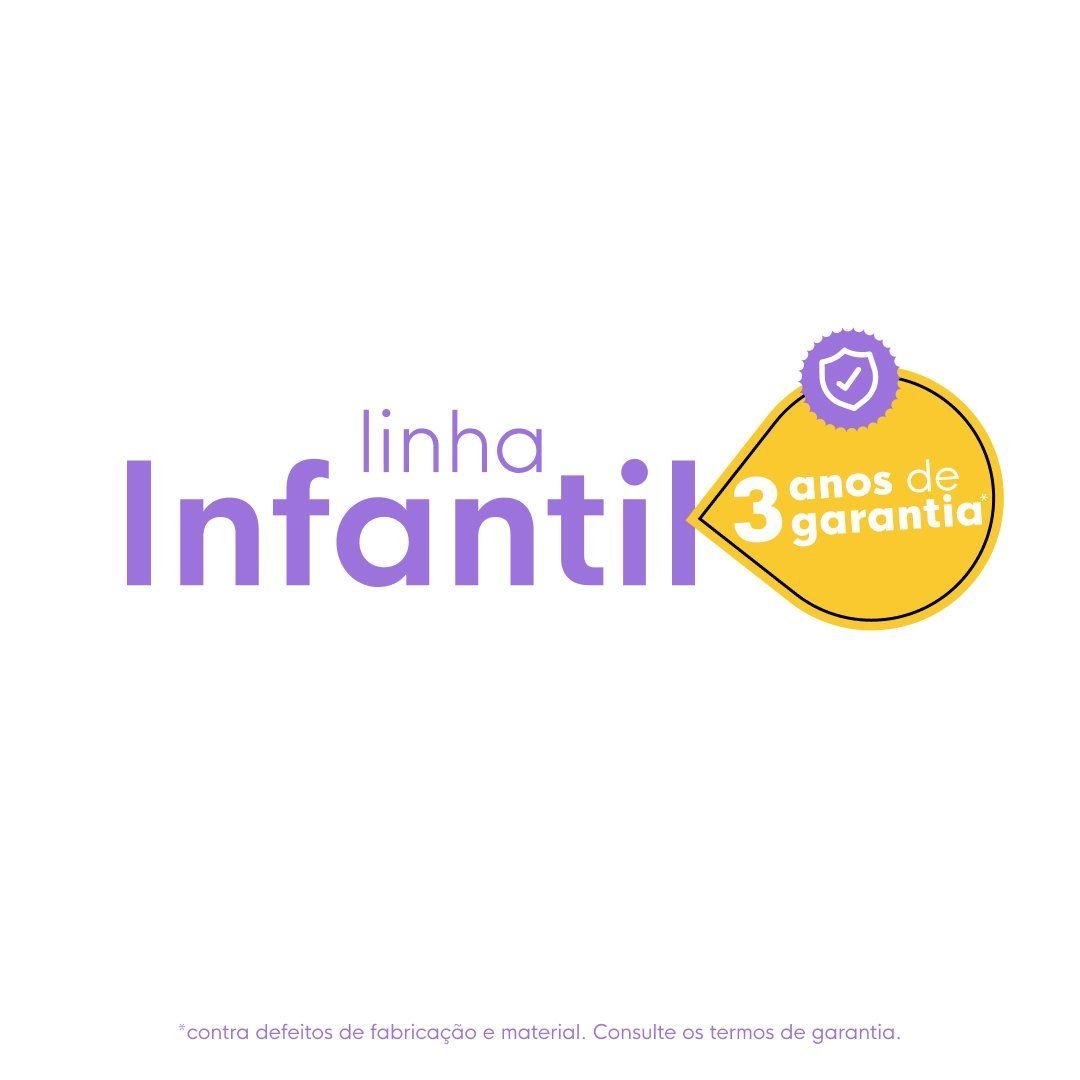 Quarto de Bebê Completo Berço Guarda-Roupa Cômoda Poltrona Puff Colchão Multimóveis MP4109